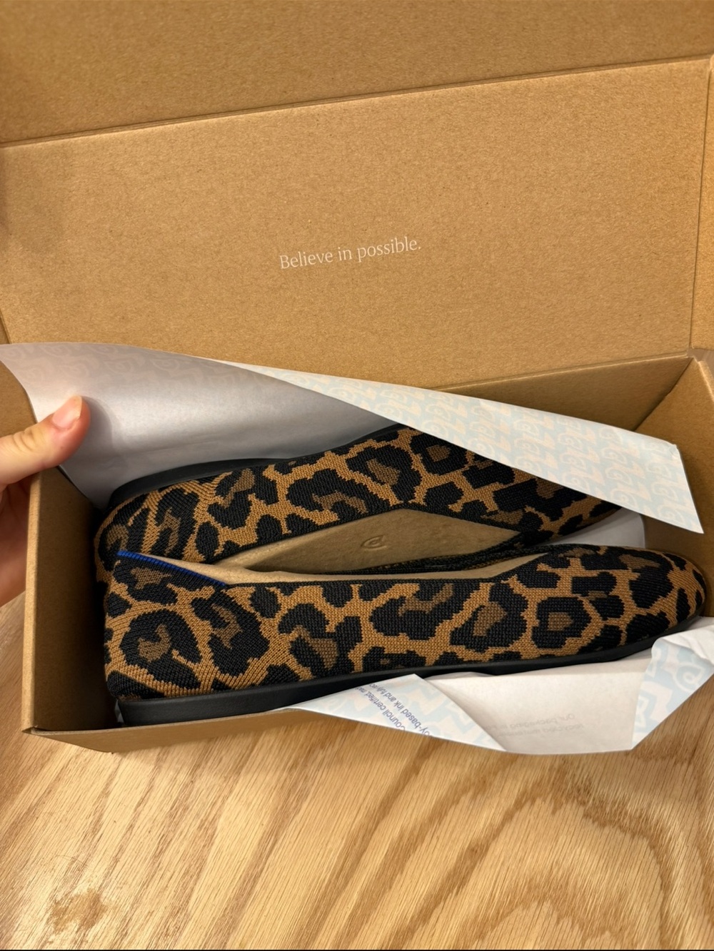 Women’s Leopard Print Rothy’s Flats